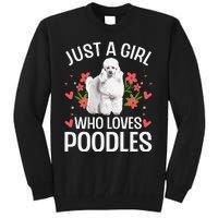 Funny Poodle Design For Standard Poodle Lovers Tall Sweatshirt