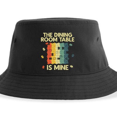 Funny Puzzle Design For Jigsaw Puzzle Lover Sustainable Bucket Hat