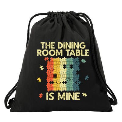 Funny Puzzle Design For Jigsaw Puzzle Lover Drawstring Bag