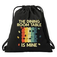 Funny Puzzle Design For Jigsaw Puzzle Lover Drawstring Bag