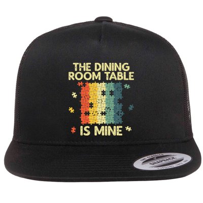 Funny Puzzle Design For Jigsaw Puzzle Lover Flatbill Hat