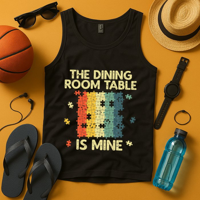 Funny Puzzle Design For Jigsaw Puzzle Lover Tank Top