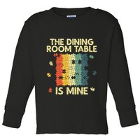 Funny Puzzle Design For Jigsaw Puzzle Lover Toddler Long Sleeve Shirt