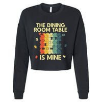 Funny Puzzle Design For Jigsaw Puzzle Lover Cropped Pullover Crew