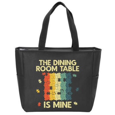 Funny Puzzle Design For Jigsaw Puzzle Lover Zip Tote Bag