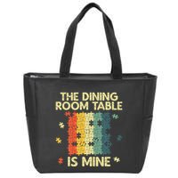 Funny Puzzle Design For Jigsaw Puzzle Lover Zip Tote Bag