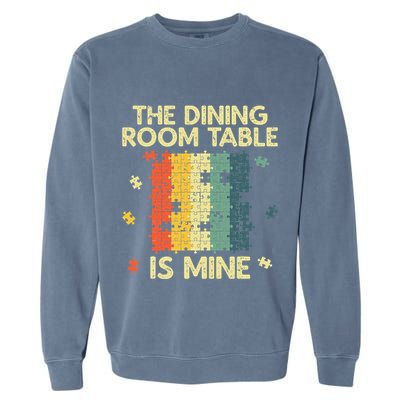 Funny Puzzle Design For Jigsaw Puzzle Lover Garment-Dyed Sweatshirt