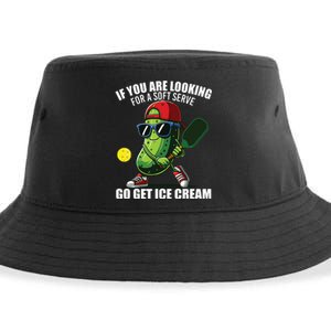 Funny Pickleball Design Funny Pickle Pickleball Lover Sustainable Bucket Hat