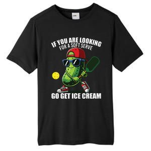 Funny Pickleball Design Funny Pickle Pickleball Lover Tall Fusion ChromaSoft Performance T-Shirt