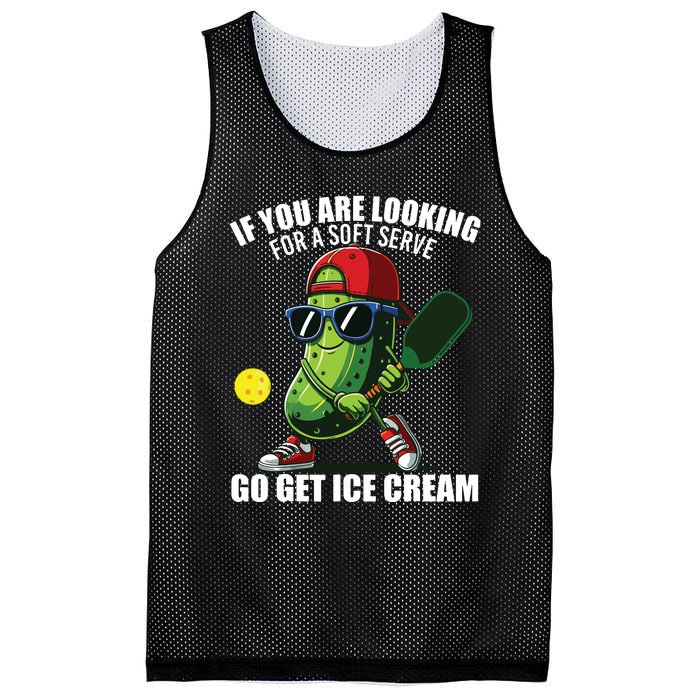 Funny Pickleball Design Funny Pickle Pickleball Lover Mesh Reversible Basketball Jersey Tank