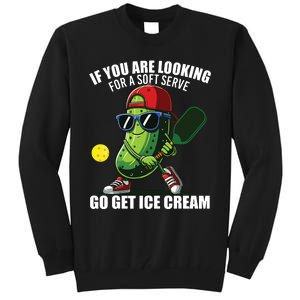 Funny Pickleball Design Funny Pickle Pickleball Lover Tall Sweatshirt