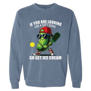 Funny Pickleball Design Funny Pickle Pickleball Lover Garment-Dyed Sweatshirt