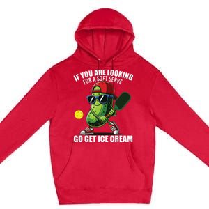 Funny Pickleball Design Funny Pickle Pickleball Lover Premium Pullover Hoodie