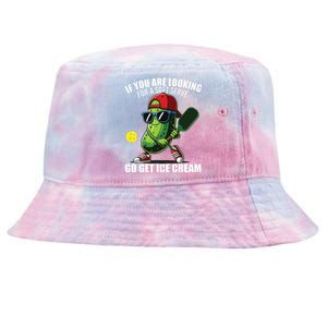 Funny Pickleball Design Funny Pickle Pickleball Lover Tie-Dyed Bucket Hat