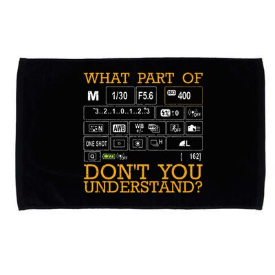 Funny Photography Design Men Women Photographer Instructors Microfiber Hand Towel