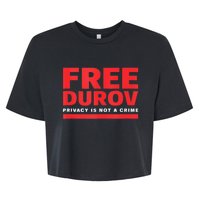 Free Pavel Durov Bella+Canvas Jersey Crop Tee