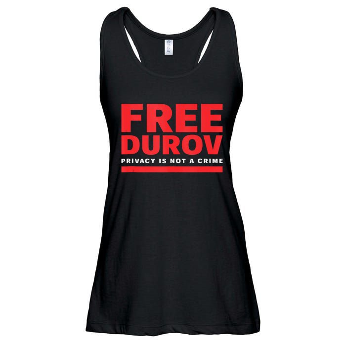 Free Pavel Durov Ladies Essential Flowy Tank