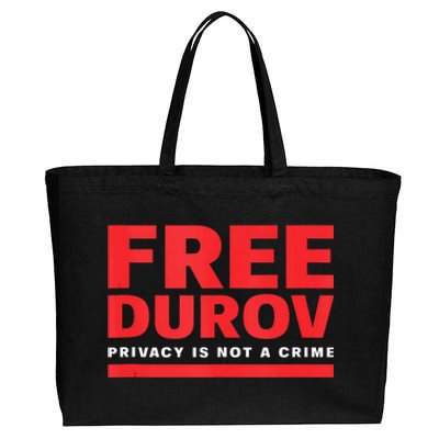 Free Pavel Durov Cotton Canvas Jumbo Tote