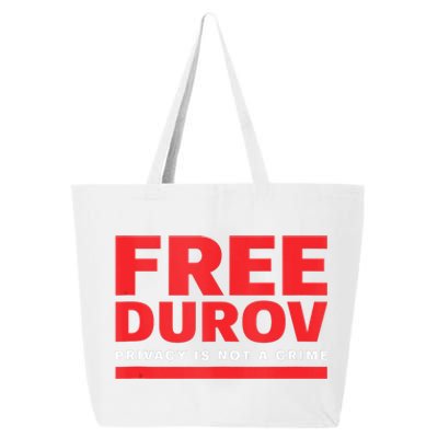 Free Pavel Durov 25L Jumbo Tote