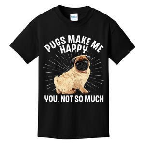 Funny Pug Design For Men Women Puppy Pet Dog Breed Pug Lover Kids T-Shirt