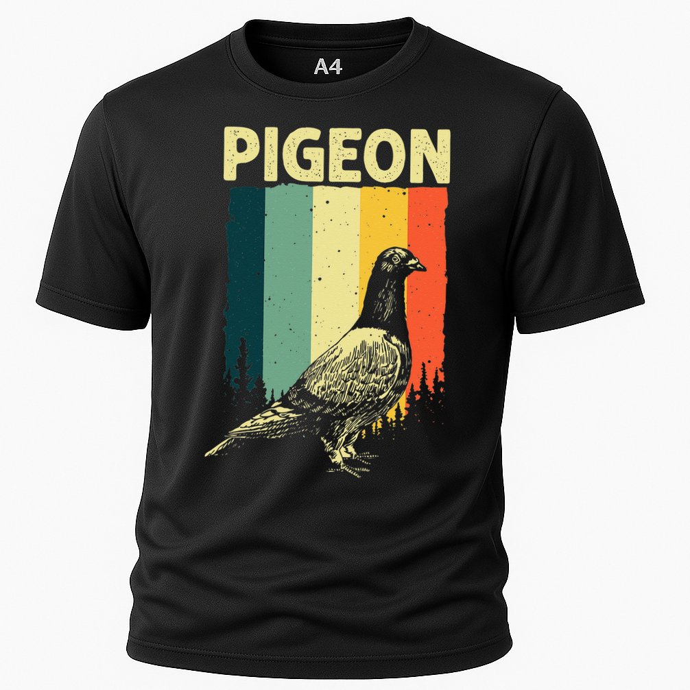 Funny Pigeon Design For Men Women Pigeon Costume Bird Lovers Cooling Performance Crew T-Shirt