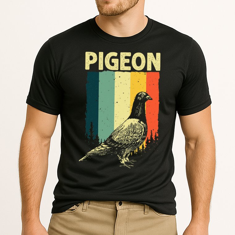 Funny Pigeon Design For Men Women Pigeon Costume Bird Lovers Cooling Performance Crew T-Shirt