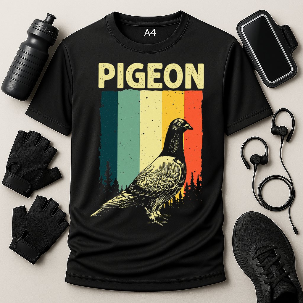 Funny Pigeon Design For Men Women Pigeon Costume Bird Lovers Cooling Performance Crew T-Shirt