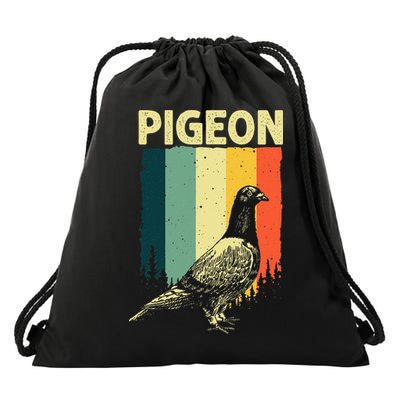Funny Pigeon Design For Men Women Pigeon Costume Bird Lovers Drawstring Bag