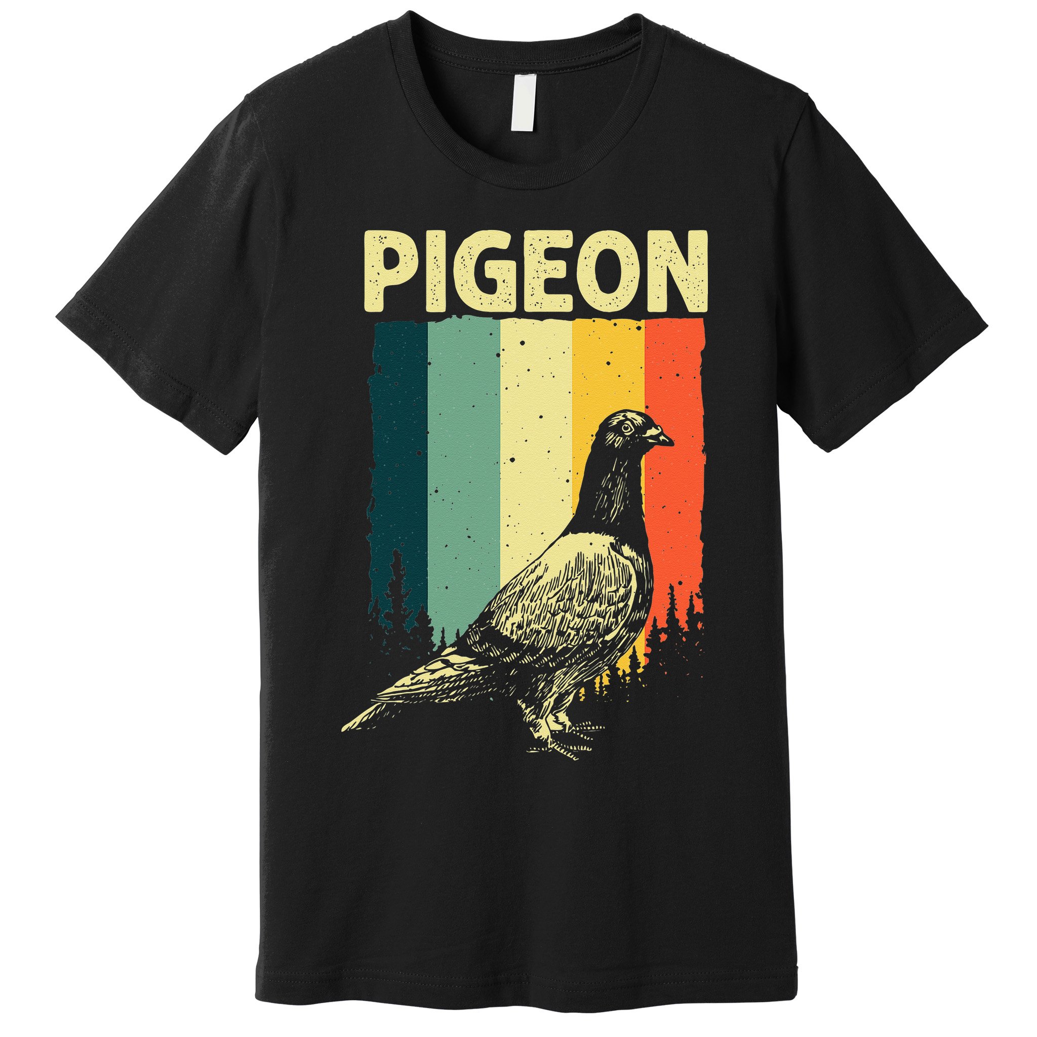 Funny Pigeon Design For Men Women Pigeon Costume Bird Lovers Premium T-Shirt