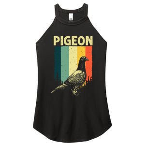 Funny Pigeon Design For Men Women Pigeon Costume Bird Lovers Women's Perfect Tri Rocker Tank