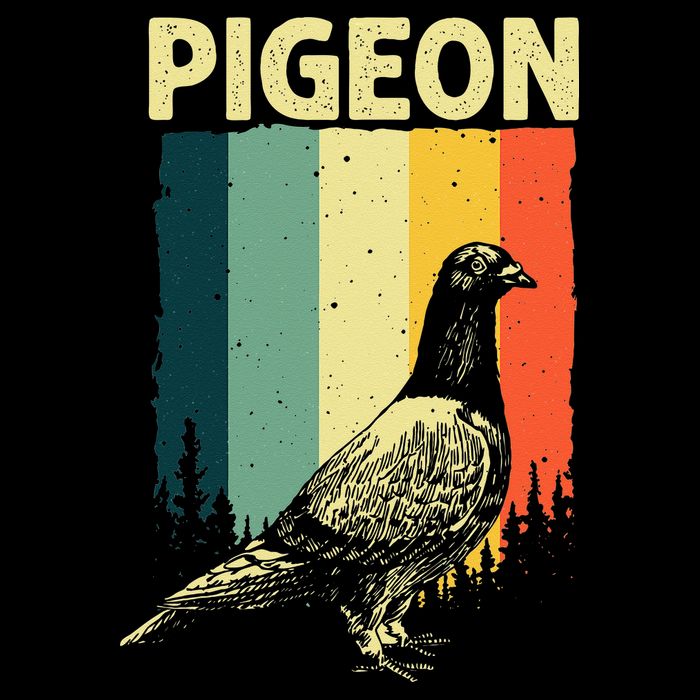 Funny Pigeon Design For Men Women Pigeon Costume Bird Lovers Zip Tote Bag