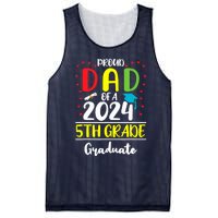 Funny Proud Dad Of A Class Of 2024 5th Grade Graduate Mesh Reversible Basketball Jersey Tank