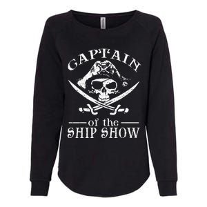 Funny Pirate Design Captain Ship Show Boater Boating Captain Womens California Wash Sweatshirt