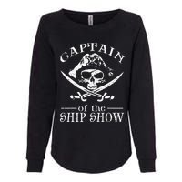 Funny Pirate Design Captain Ship Show Boater Boating Captain Womens California Wash Sweatshirt