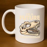Future Paleontologist Dinosaur Costume  11oz C Handle Ceramic Mug