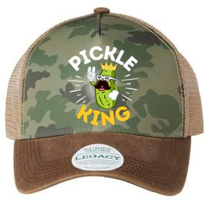 Funny Pickle Dad King Vegetable Fathers' Day Gardener Lover Gift Legacy Tie Dye Trucker Hat