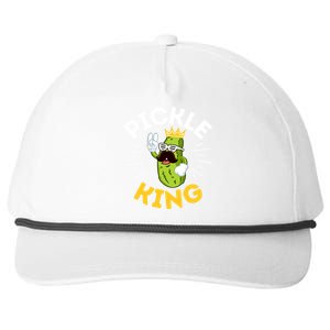 Funny Pickle Dad King Vegetable Fathers' Day Gardener Lover Gift Snapback Five-Panel Rope Hat