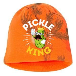 Funny Pickle Dad King Vegetable Fathers' Day Gardener Lover Gift Kati - Camo Knit Beanie