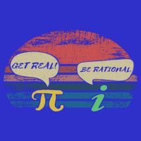 Funny Pi Day March 14th Quote I Get Real Be Rational Gift Button