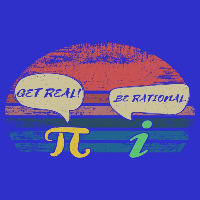 Funny Pi Day March 14th Quote I Get Real Be Rational Gift Button