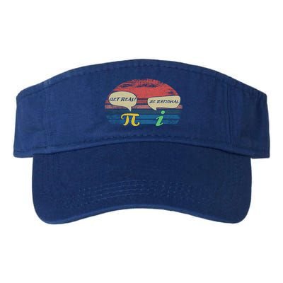 Funny Pi Day March 14th Quote I Get Real Be Rational Gift Visor