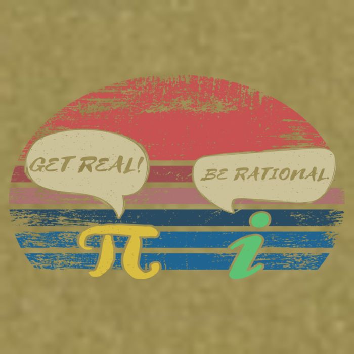 Funny Pi Day March 14th Quote I Get Real Be Rational Gift Garment-Dyed Women's Muscle Tee