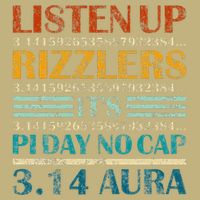 Funny Pi Day Listen Up Rizzlers Its Pi Day 3 Button