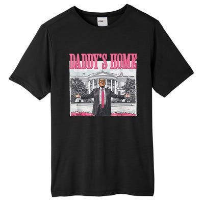 Funny Pink Donald Trump Daddys Home DaddyS 2024 Tall Fusion ChromaSoft Performance T-Shirt