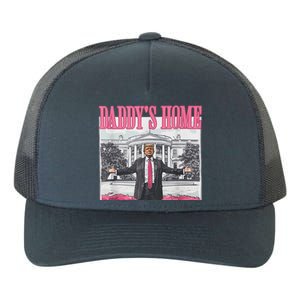 Funny Pink Donald Trump Daddys Home DaddyS 2024 Yupoong Adult 5-Panel Trucker Hat