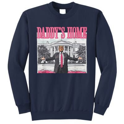 Funny Pink Donald Trump Daddys Home DaddyS 2024 Sweatshirt