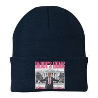 Funny Pink Donald Trump Daddys Home DaddyS 2024 Knit Cap Winter Beanie