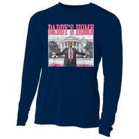 Funny Pink Donald Trump Daddys Home DaddyS 2024 Cooling Performance Long Sleeve Crew