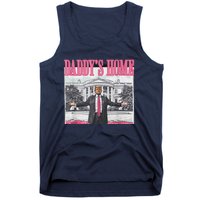 Funny Pink Donald Trump Daddys Home DaddyS 2024 Tank Top