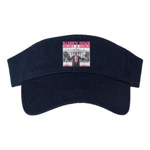 Funny Pink Donald Trump Daddys Home DaddyS 2024 Valucap Bio-Washed Visor